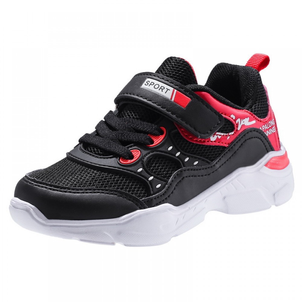 Spring New Children's Sports Shoes Autumn Lightweight and Breathable Double Net Shoes